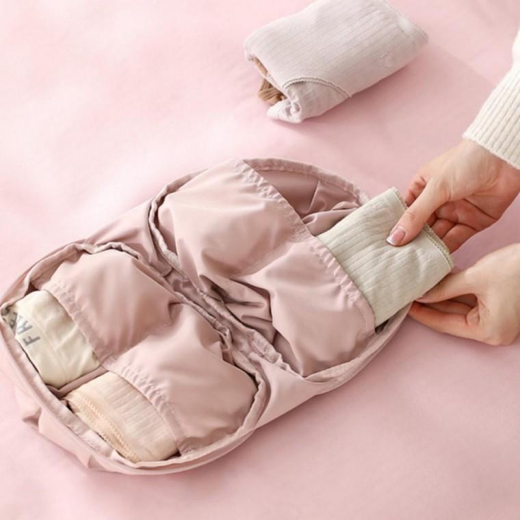 여행 속옷 수납 파우치 핸드 스트랩 보관 주머니 수납백