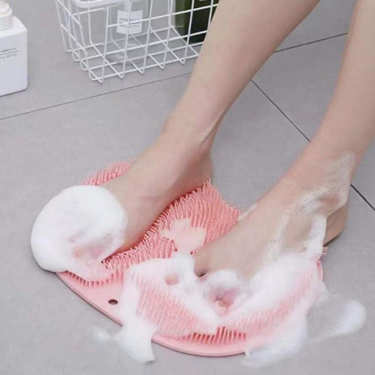 발세척솔 풋 브러쉬 발 세척 매트 실리콘 후크