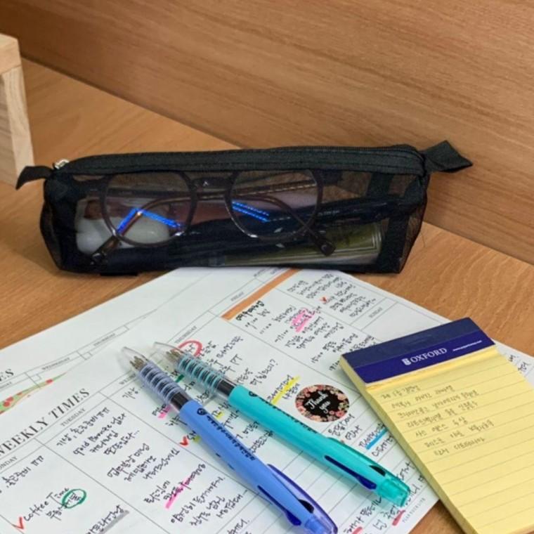 파우치 화장품 여행용 세면도구 블랙