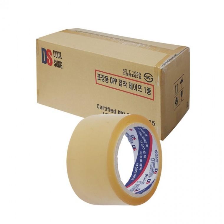 덕성 OPP 포장용 박스테이프 투명 48mm x 40M 1박스 50개입