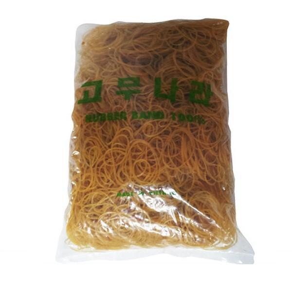 대용량 노란 고무줄 고무밴드 7cm 1kg