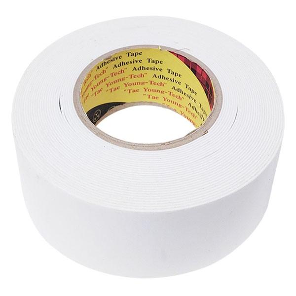 태영 EVA 백색 폼 스폰지 양면 테이프 1T x 50mm x 10M