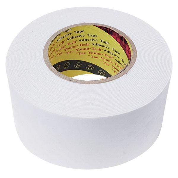태영 EVA 백색 폼 스폰지 양면 테이프 1T x 75mm x 10M