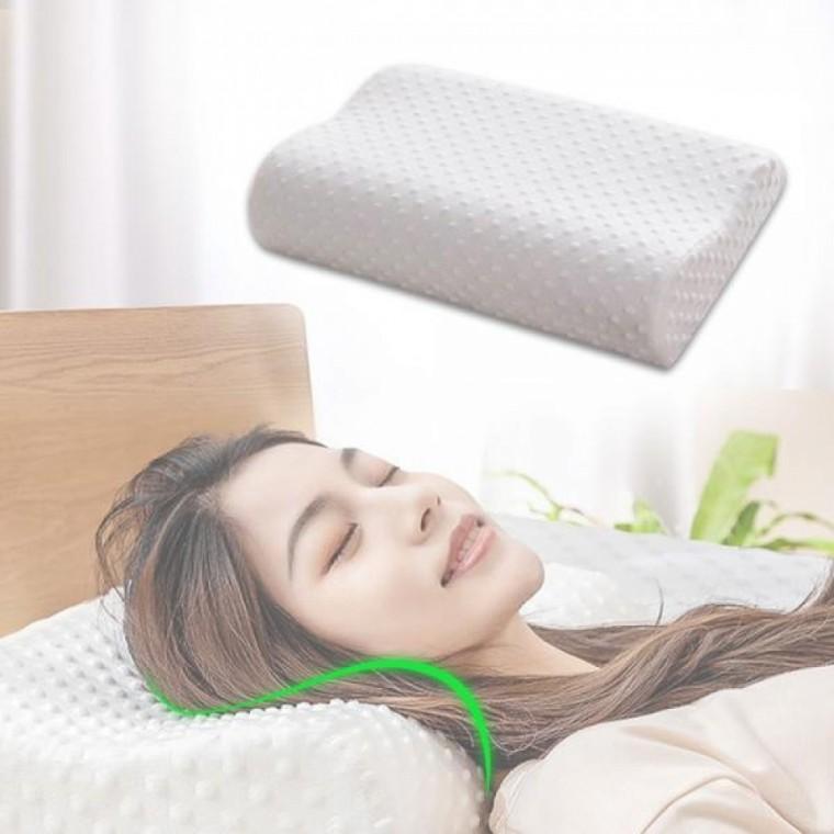 C커브 메모리폼 수면 베개 일자목 커브 베개