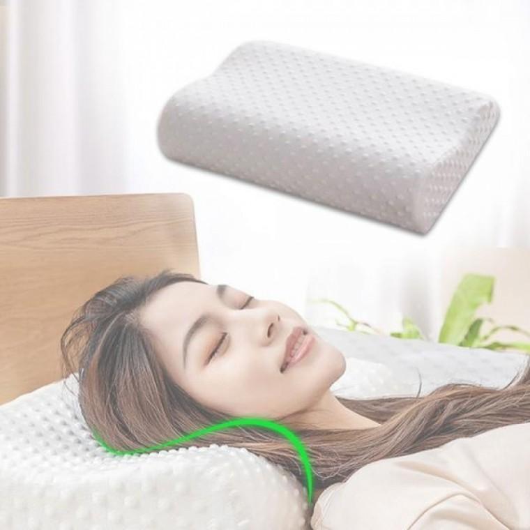 C커브 메모리폼 수면 베개 일자목 커브 베개
