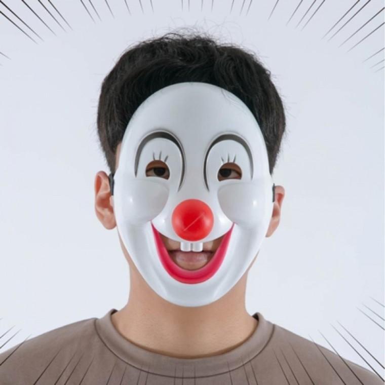 파티행사 삐에로분장 플라스틱 광대가면 행사용품