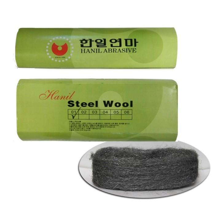 한일연마 steel wool 철솜 쇠수세미 맷쉬 01(VR) 가장거침 기름때제거 녹제거 370g