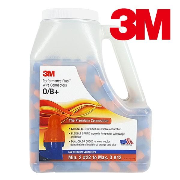 3M 퍼포먼스 플러스 O B+ 와이어 커넥터 500개입