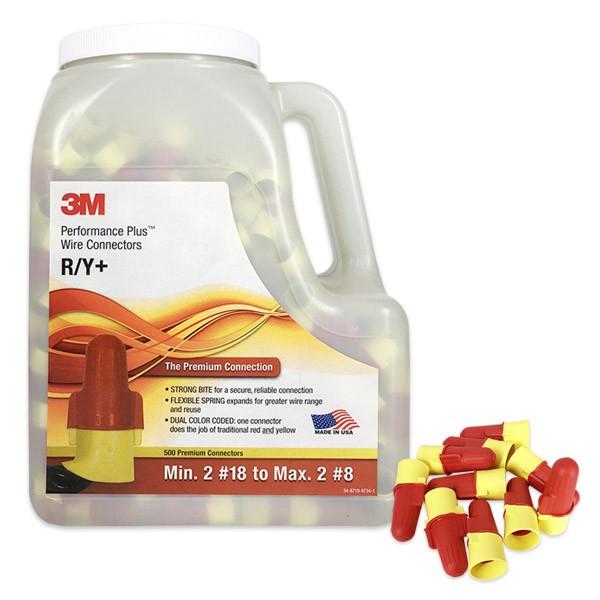 3M 퍼포먼스 플러스 R Y+ 와이어 커넥터 500개입 1통