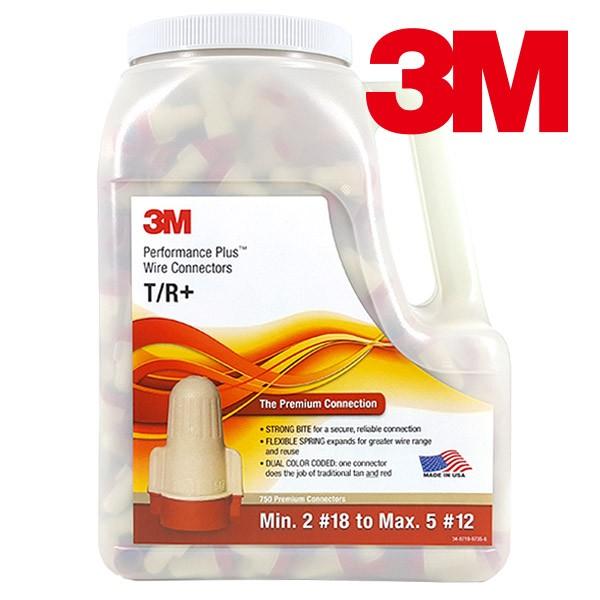 3M 퍼포먼스 플러스 T R+ 와이어 커넥터 750개입