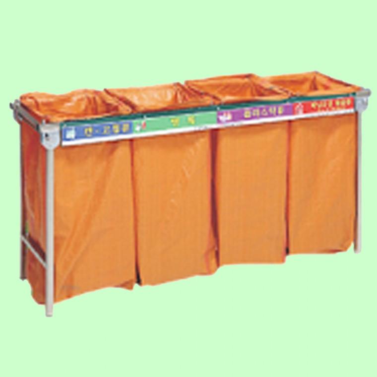 스피트 스텐 분리수거대 4구 100L 1600 400 870mm