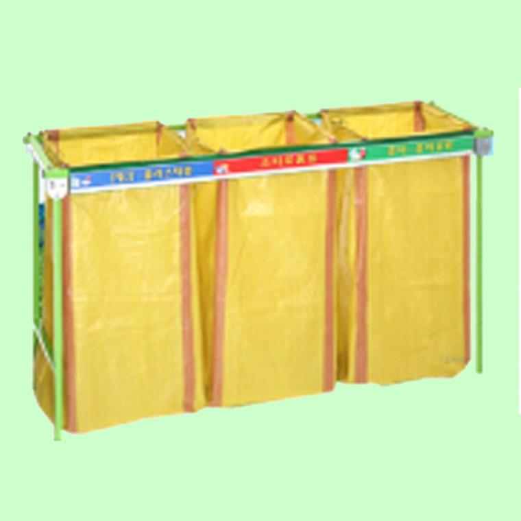 스피트 철재 분리수거대 3구 200L 1800 250 1050mm