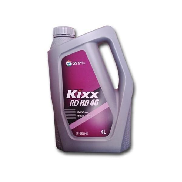 GS칼텍스 Kixx 킥스 RD HD 46 란도 유압장치 유압작동유 4L x 4개입 (1박스)
