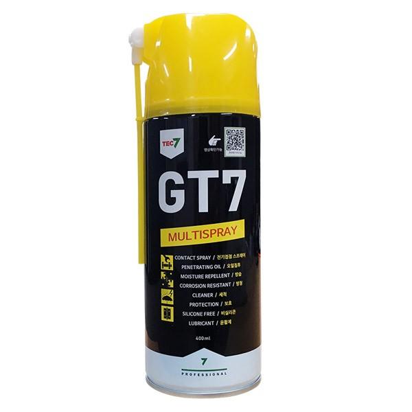TEC7 GT7 지티세븐 다목적 전기접점부활 겸용 윤활 방청 멀티스프레이 400ml