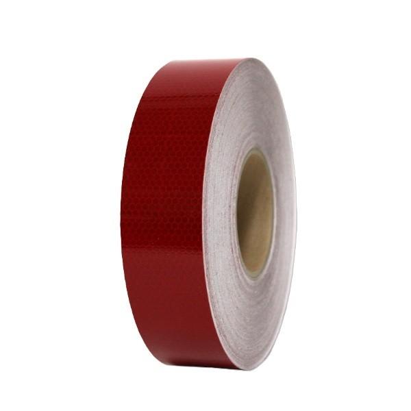 PVC 고휘도  반사 테이프 적색 50mm x 50M