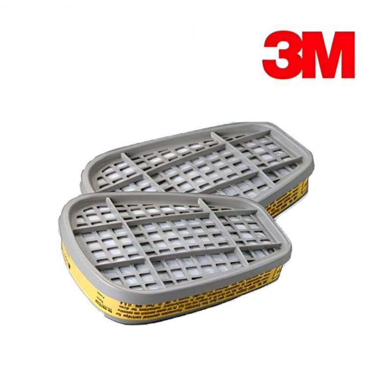3M 6003K 유기화합물 이산화황용 방독 정화통 필터