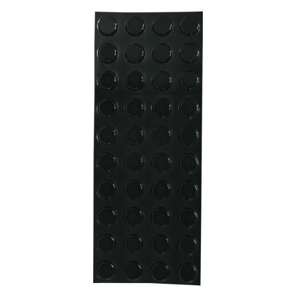 3M SJ-6344 검정 범폰 패드 1판 (40개) 충격흡수 완화 소음 미끄럼방지