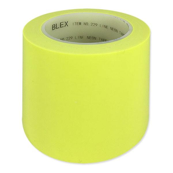 BLEX 229 바닥라인 테이프 형광네온 100mm x 33M