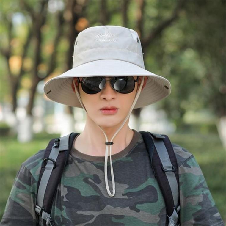 4컬러 남성벙거지 밀집모자 사파리 썬캡 HAT44