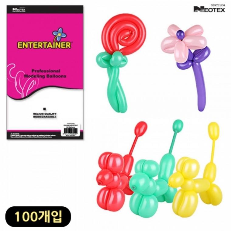 네오텍스 요술풍선 260N 스탠다드 색상혼합 (100개입)