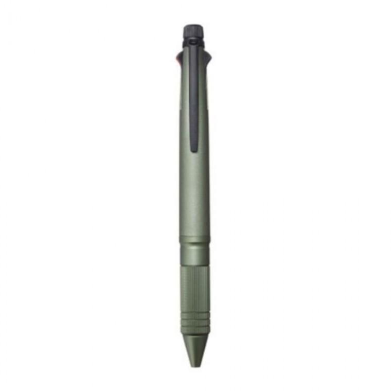 유니 제트스트림 4&1 멀티펜 0.5mm 다크그린 1팩 10개입 세련된 볼펜 메탈