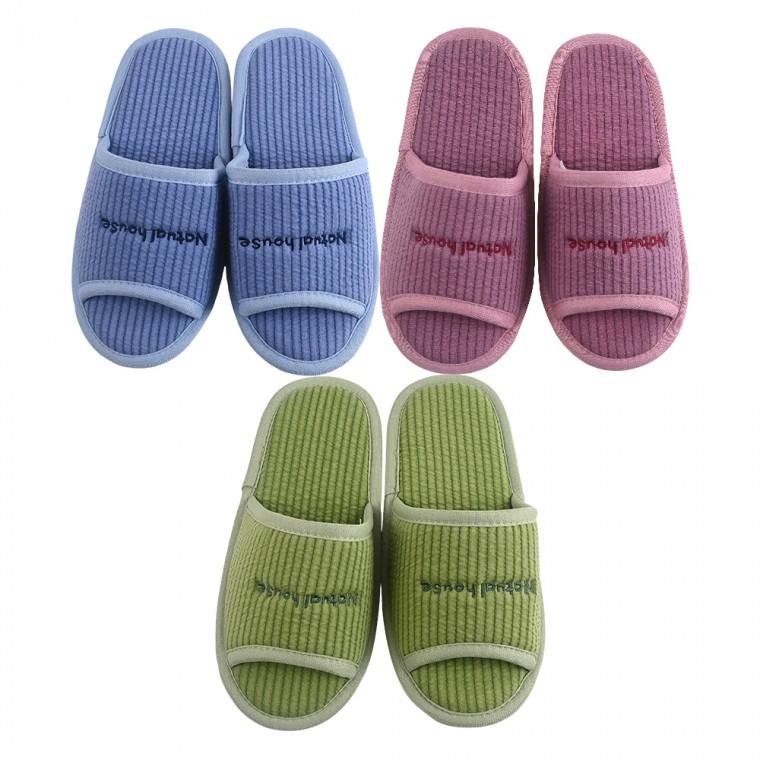 디디샵 면 내추럴 거실화 (색상랜덤) (013039)