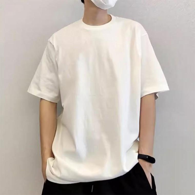 남녀공용 오버핏 반팔티 여름 상의 심플 반팔티셔츠