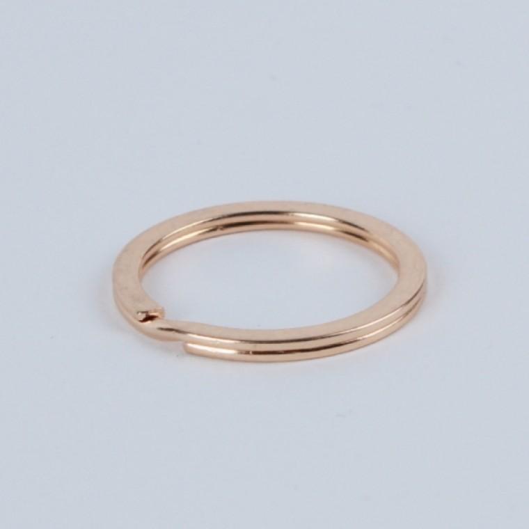 연결고리 납작 이중 오링 골드 30mm 10P