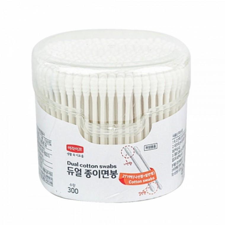 롯데이라이프 듀얼 종이면봉 300p