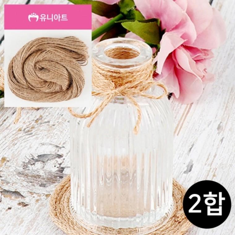유니아트 선물포장끈 마끈 2합 (두께 약1mm 길이 약48m) 포장 마 끈 만들기재료