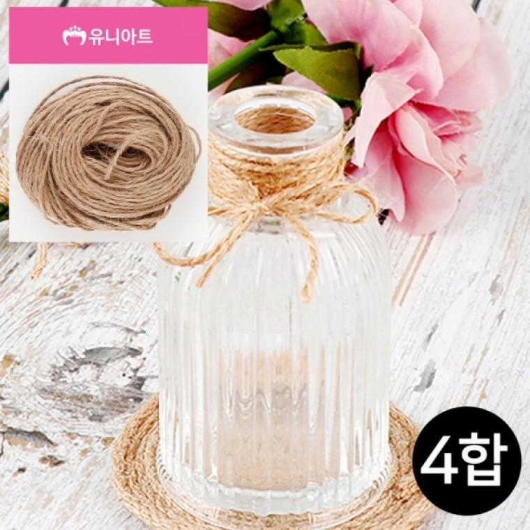 유니아트 선물포장끈 마끈 4합 (두께 약2mm 길이 약22m) 포장 마 끈 만들기재료