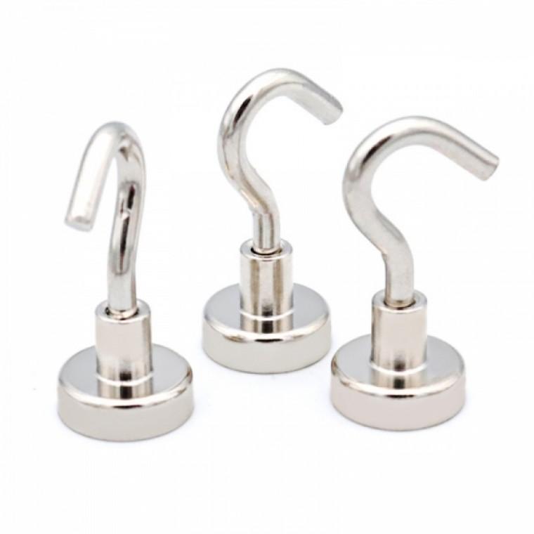 JDS 초강력 네오디움자석 10mm 회전형 고리 후크