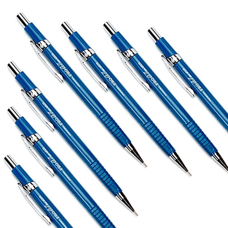 0.7mm 제도샤프 PRO 12개입(청색) 문화샤프펜