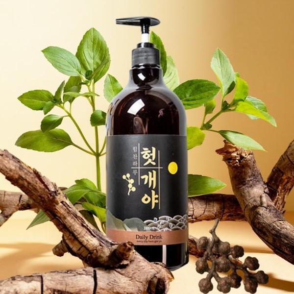 독소배출 숙취해서 피로회복 펌핑 타입으로 손쉽게 차로 만들어 마실수 있는 농축 헛개 추출액