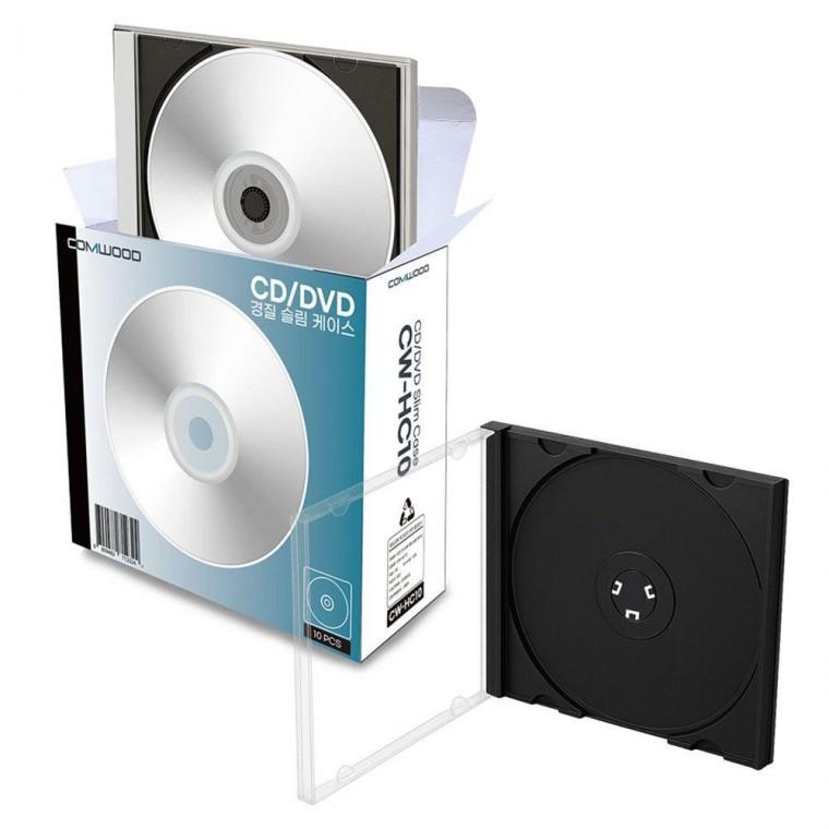 시디케이스 cd 케이스 슬림 10P 경질 투명