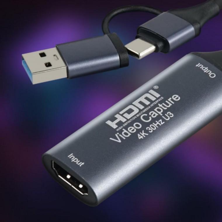 캡쳐보드 5Gbps HDMI 외장형 고속충전 C타입