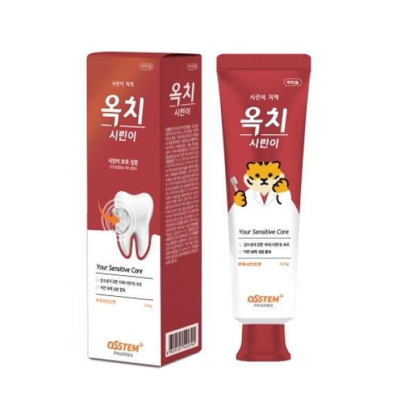 [오스템] 옥치 치아미백 및 구취제거 시린이 치약 150g 후레쉬민트향