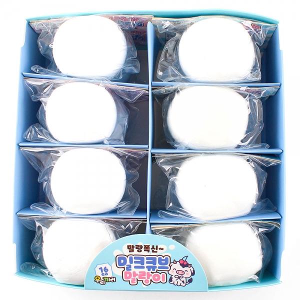 283C] 3000 밀크 큐브 말랑이 (16개세트)
