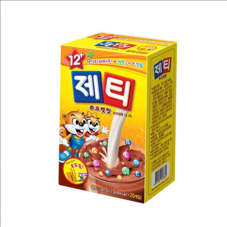 초코렛맛 제티 코코아 믹스 20스틱