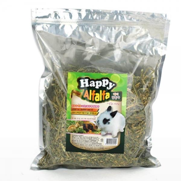 해피알파파 500g 건초단미사료