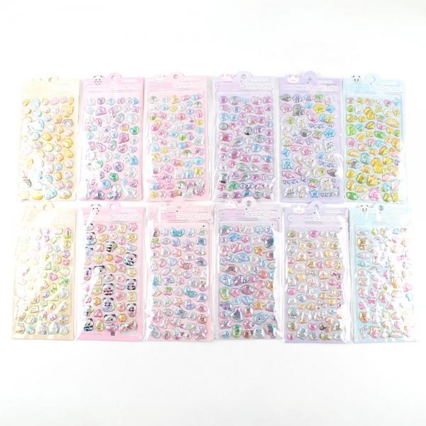 238B] 1500 홀로그램 캡슐 스티커 (24개세트)