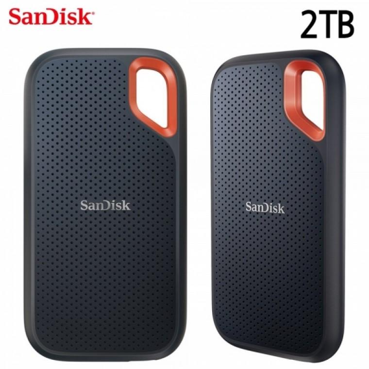 SanDisk Extreme Portable SSD V2 외장하드 (SSDE61) (2TB)