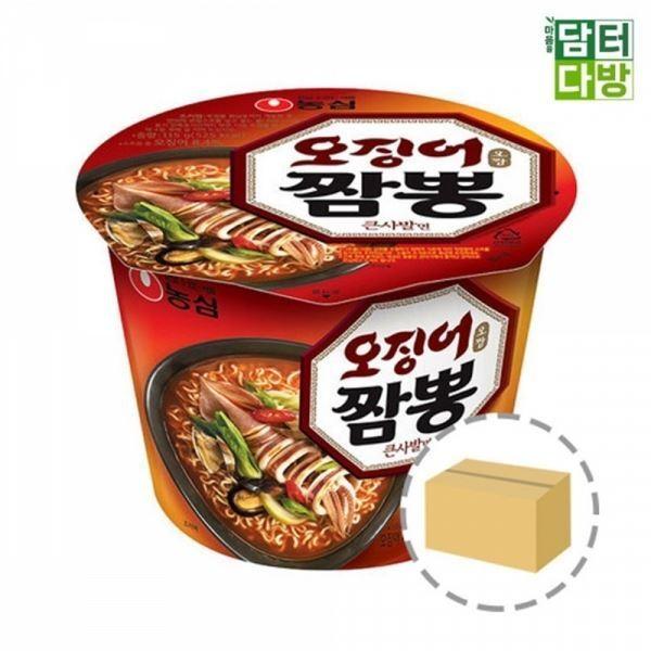 농심 1BOX 16컵 큰사발 오징어짬뽕