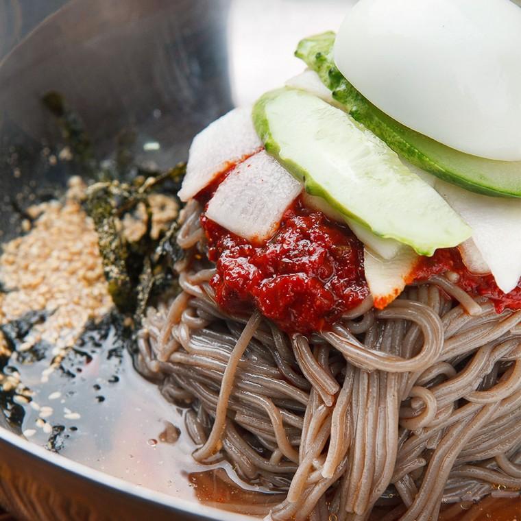 전통 할매손육수 막국수 세트 10인분 비빔장 포함 대용량 간편식 2kg