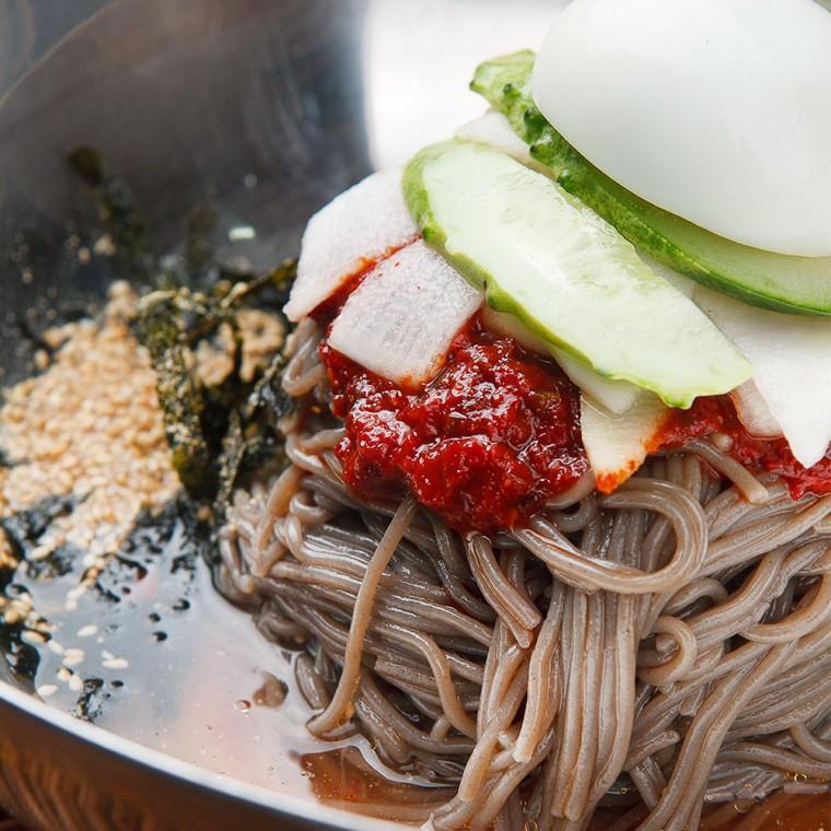 전통 할매손육수 막국수 세트 10인분 비빔장 포함 대용량 간편식 2kg
