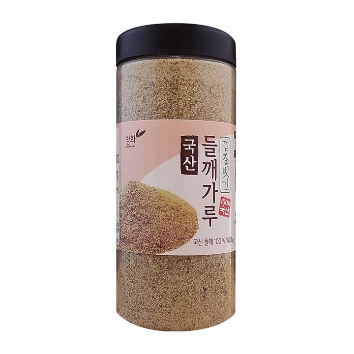 청화농산 껍질벗긴 국산 들깨가루 400g