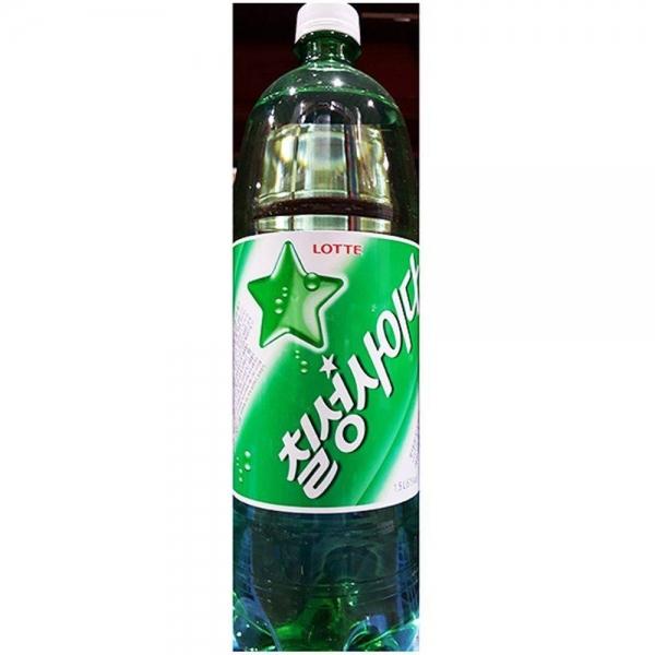 롯데칠성 칠성 사이다 1.5L X 6개 탄산음료수 페트병사이다 페트병음료 사무실음료
