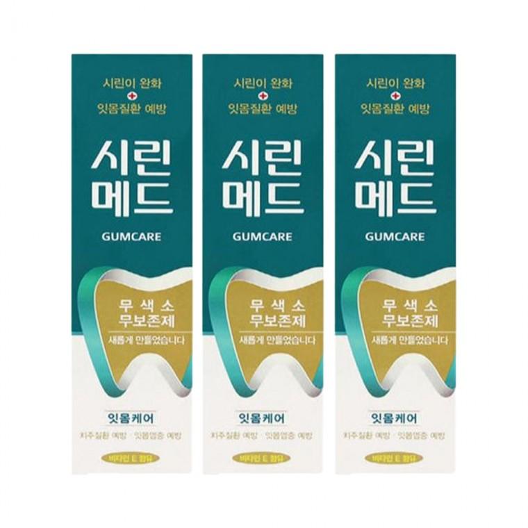 부광약품 시린메드 검케어 치약 125g x 3개