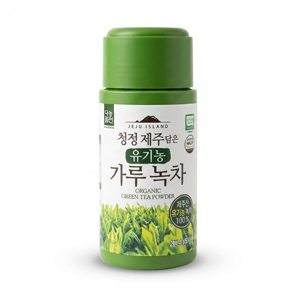 다농원 제주 유기농 100% 가루 녹차 그린티 40g