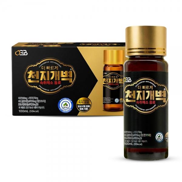 더 빠르게 천지개벽 숙취해소 음료 숙취해소제 술깨는 마시는 100ml 10개입
